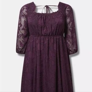 torrid Plum Lace Babydoll Dress